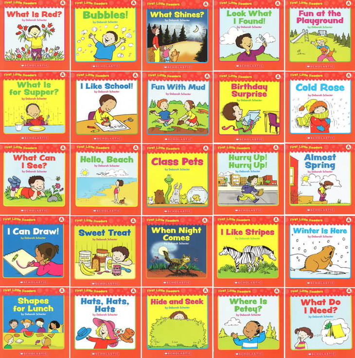 First Little Readers A 学乐小读者系列A套共25册 儿童分级阅读英文原版