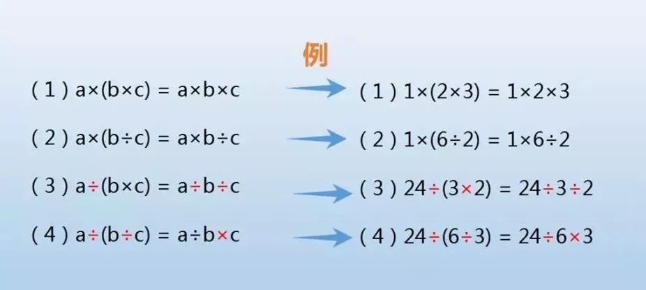 小学数学简便计算方法技巧（七种常见简便运算）