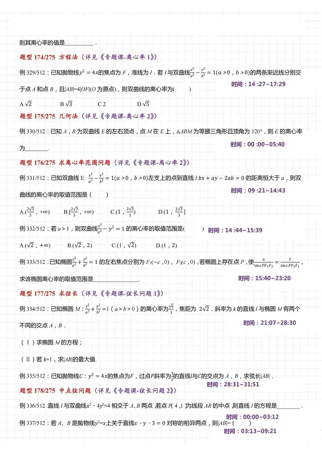 高三数学的考试题型有哪些（分享这488个基础题型）