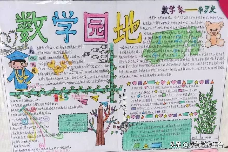 数学手抄报二年级内容大全（小学趣味数学手抄报）