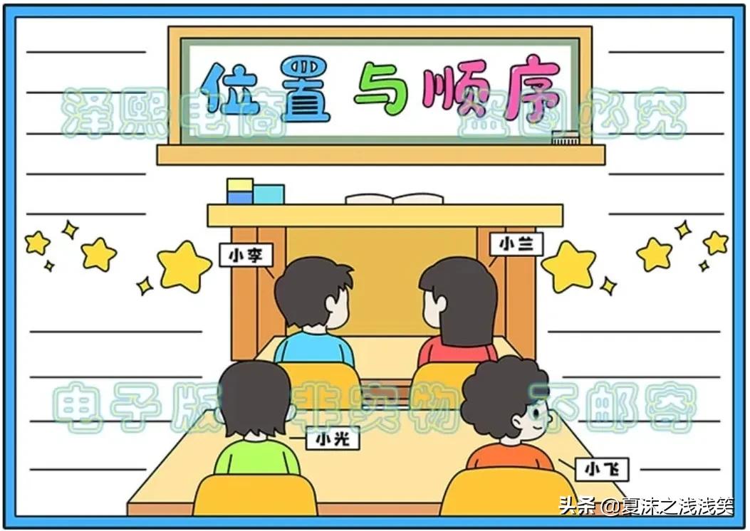 数学手抄报二年级内容（小学生数学手抄报200张）