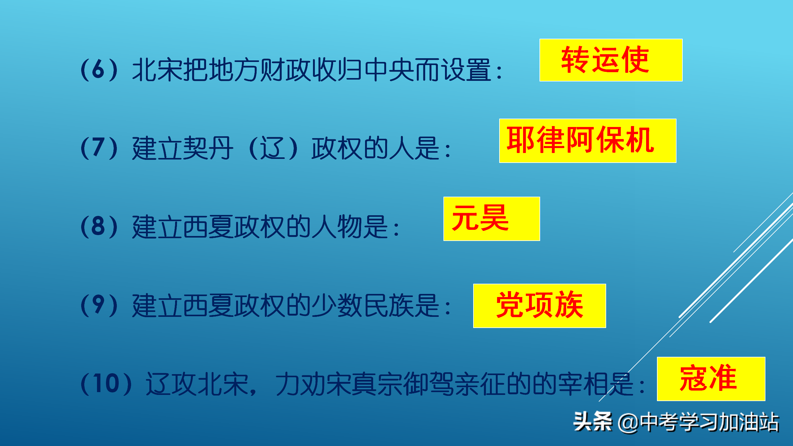 七上历史知识点归纳整理（历史考点图文总结）