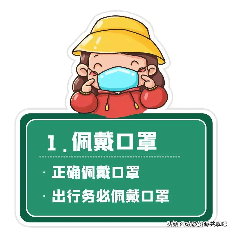 幼儿园防疫标志牌设计方案（分享疫情主题风格）