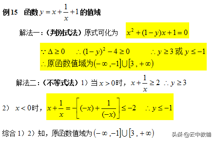 求函数定义域方法，函数定义域、值域计算技巧