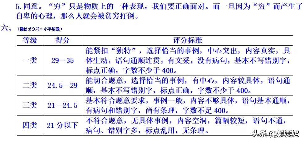 五年级下册语文测试卷及答案（期末模拟卷3套）