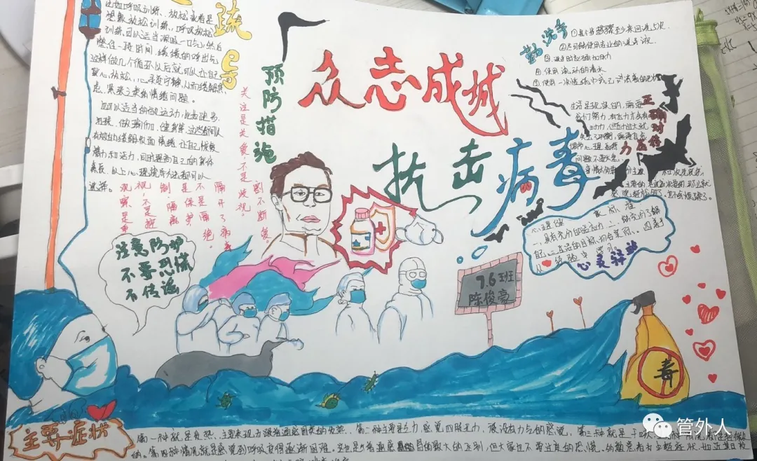 疫情期间疏导心理健康手抄报（分享19张简画）