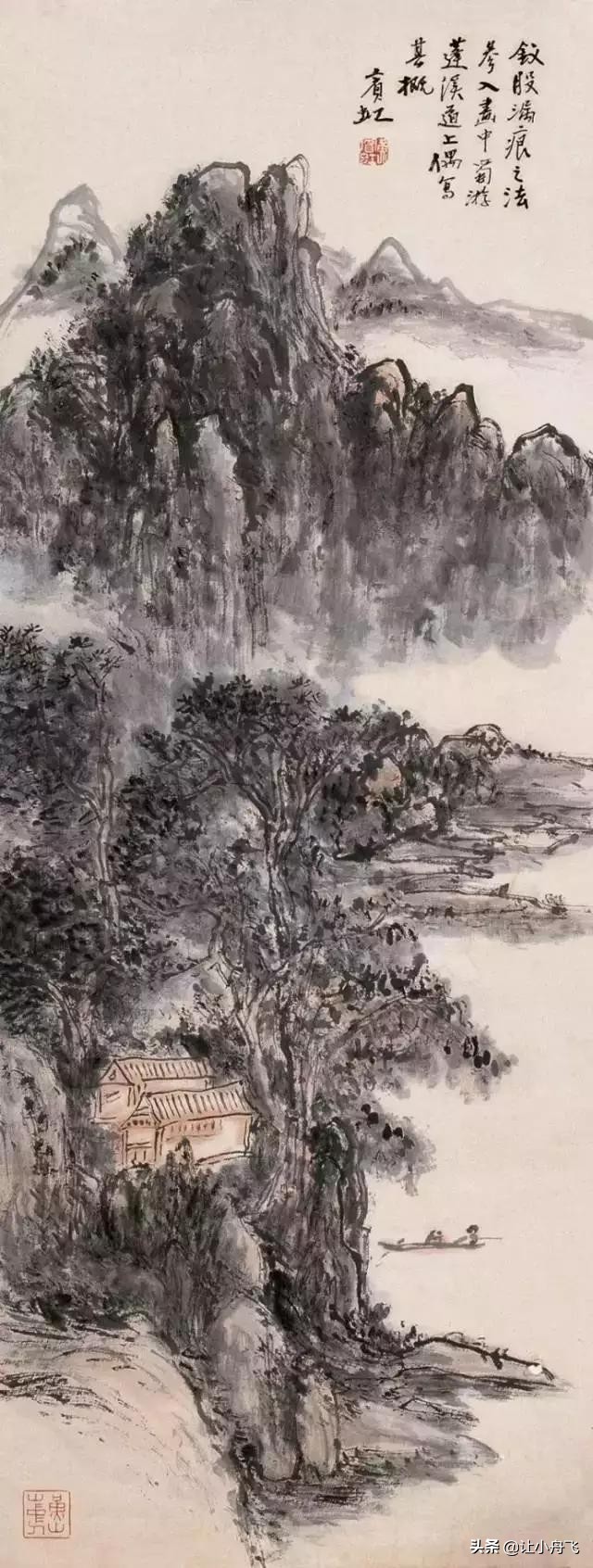 中国十大著名山水画家，我国古今十大画家及作品