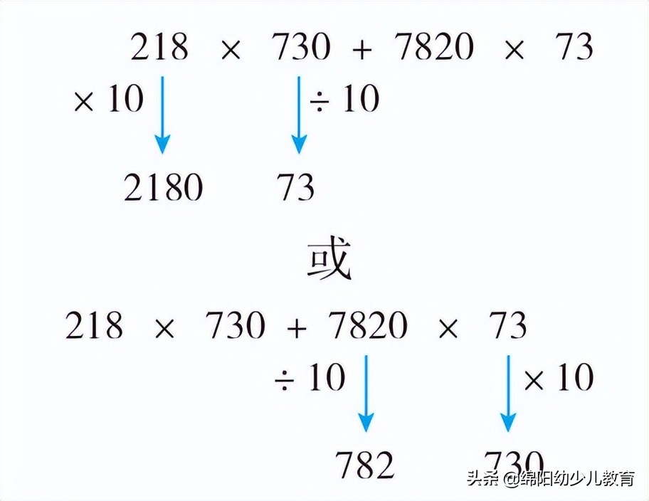 数学巧算乘除法与即学即练，四年级数学思维专题