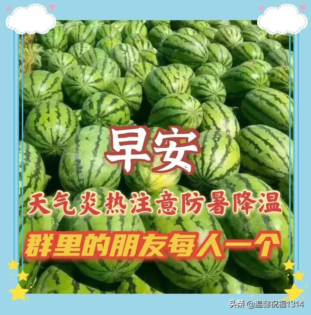 关于夏天早安温馨祝福语（对目标要尽最大努力）