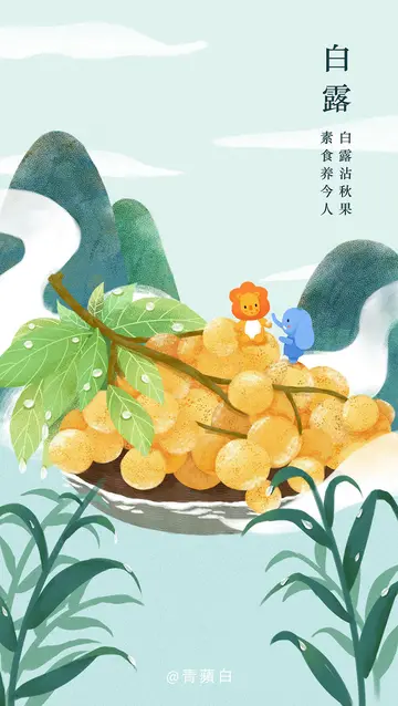 关于白露节气快乐的祝福语（分享白露谷雨节气祝福语的话）