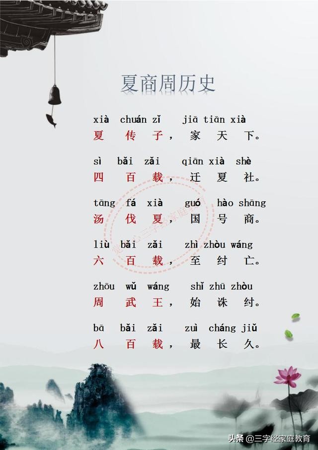 三字经全文内容及释义（三字经多少字全文）