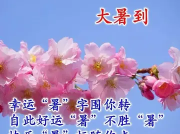 关于大暑节快乐的问候祝福语（精选50句大暑节快乐的文案）