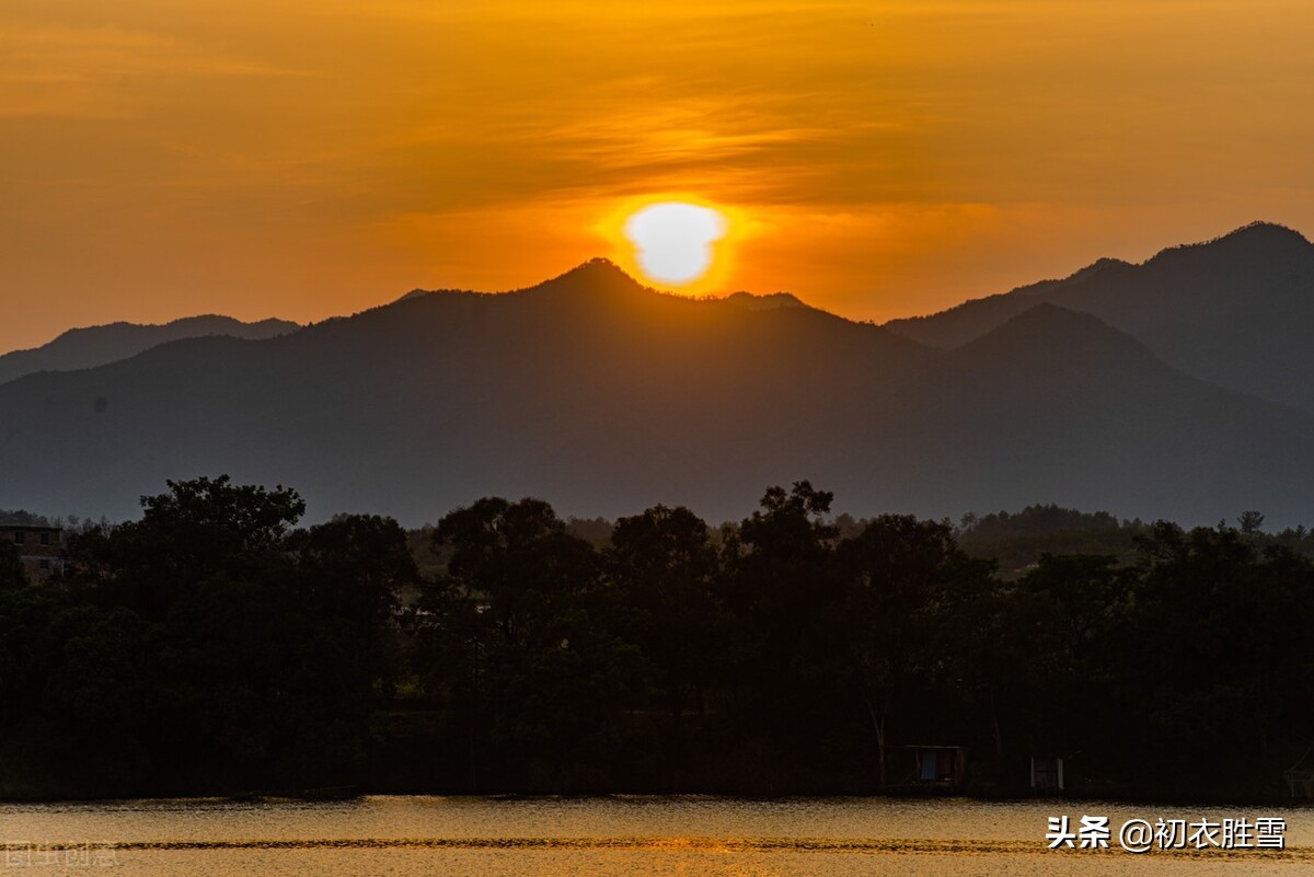 冬天夕阳六首诗词赏析（冬天柔和清丽的景色）