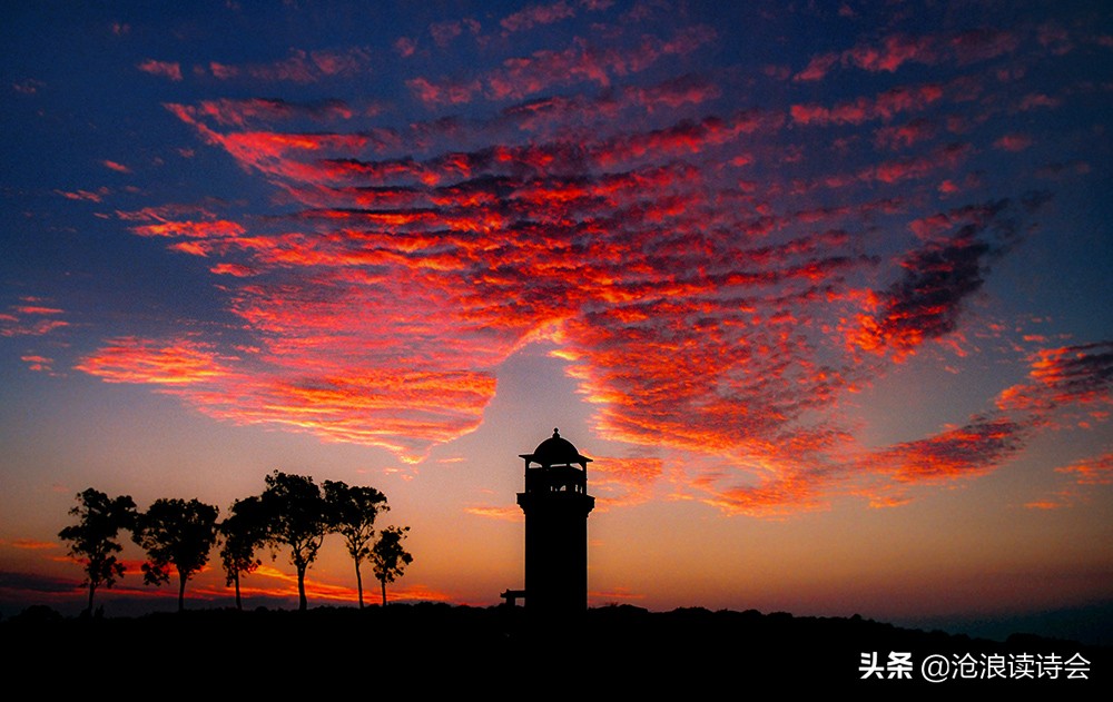 赞美夕阳的三首经典律诗（夕阳无限好，只是近黄昏）