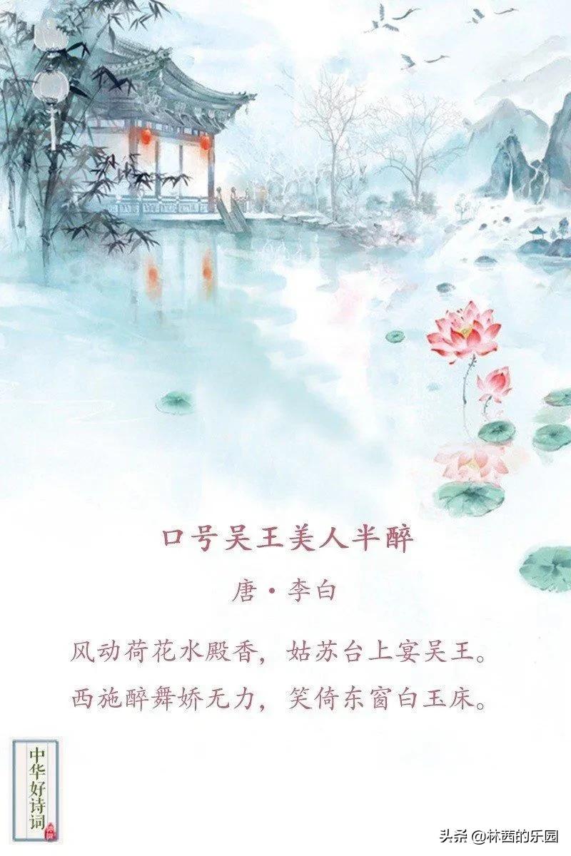 关于描述美人的8首诗词（水殿风来珠翠香，芙蓉不及美人妆）