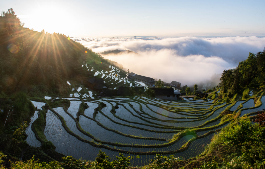 赞美最美乡村的十首古诗（感受世外桃源的诗意与美好）