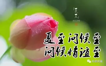 夏至祝福的美好文案（关于夏至祝福语大全）