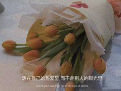 关于生活很现实的文案（活在自己的热爱里，而不是别人的眼光里）