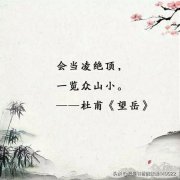 关于励志古诗文鉴赏（不负青春，不负自己）