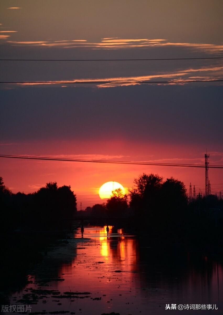 描写夏天傍晚夕阳的诗句（夏天夕阳的诗词）