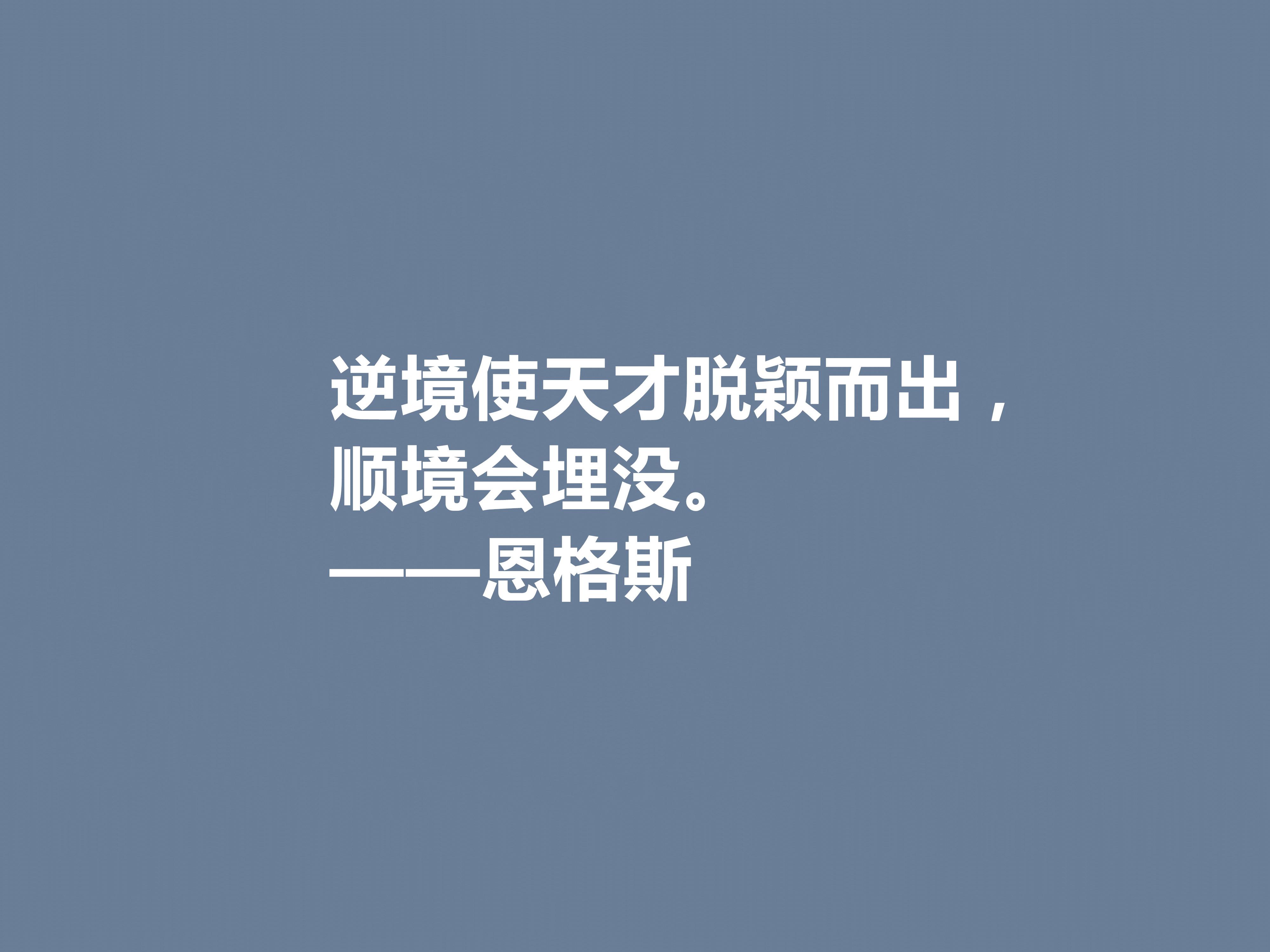 恩格斯名言名句大全（恩格斯十句经典格言）