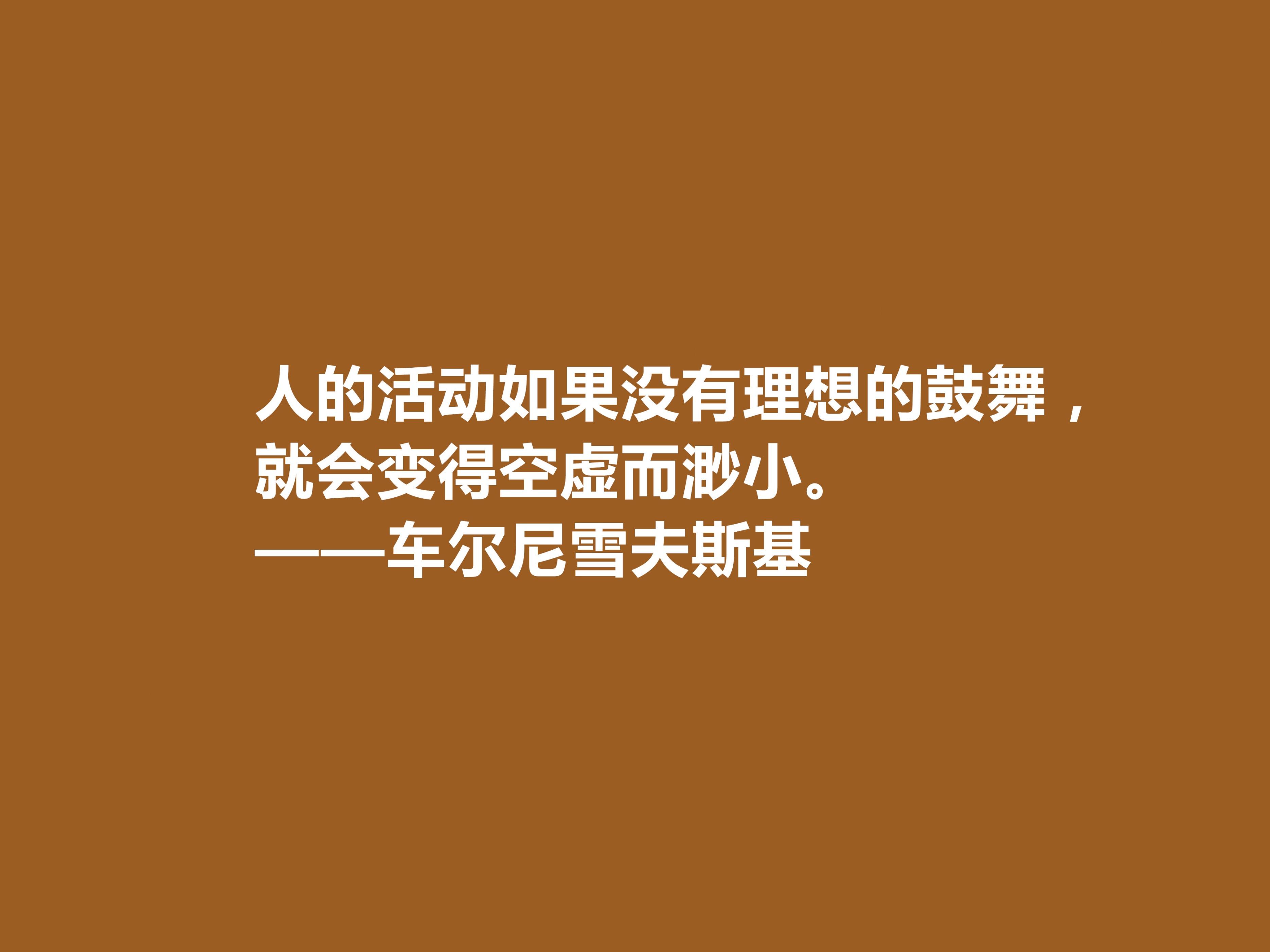 俄国哲学家名言名句（车尔尼雪夫斯基十句格言）