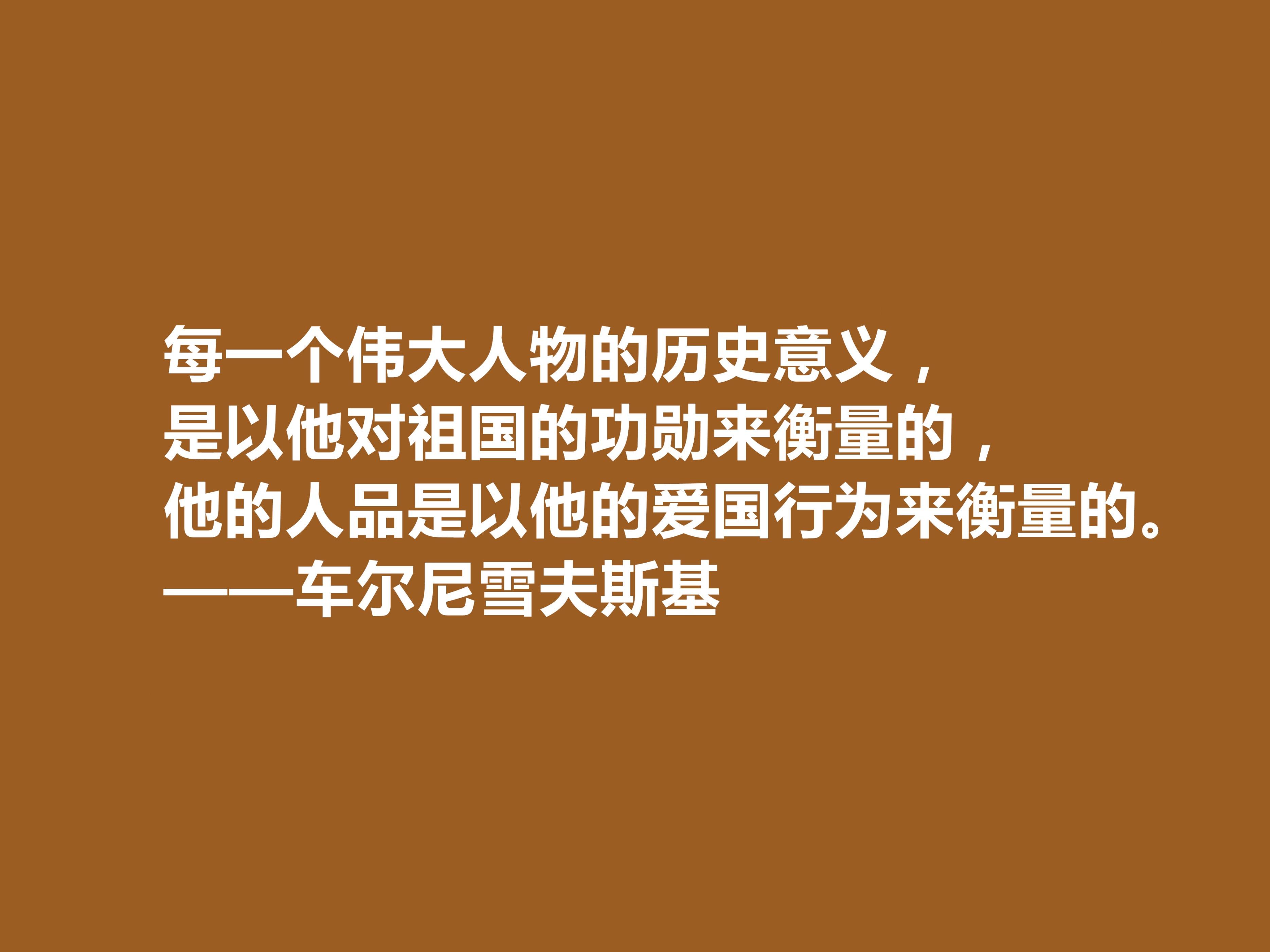 俄国哲学家名言名句（车尔尼雪夫斯基十句格言）