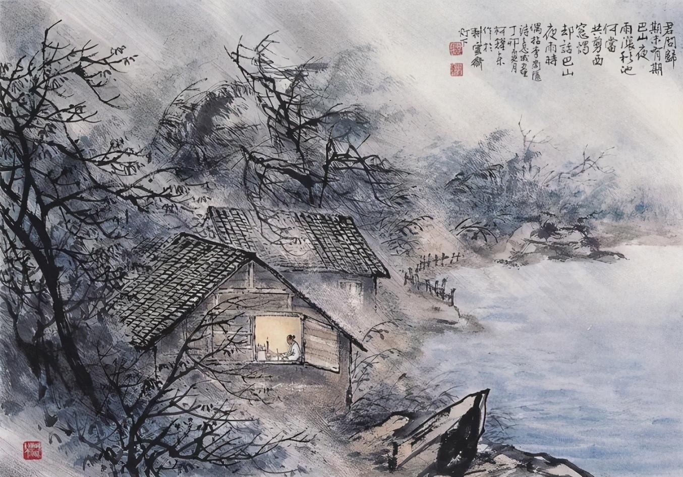 李商隐的夜雨古诗（描写雨夜的诗句）