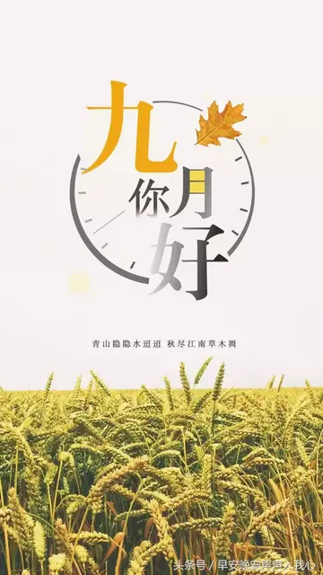 暖心的九月早安文案（关于九月的早安句子）