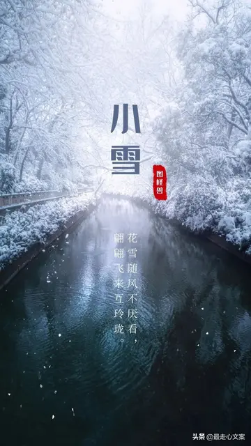 小雪节气祝福文案（关于小雪的治愈短句）