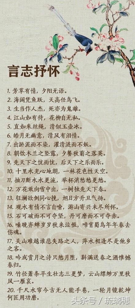 关于精辟人生哲理古诗（188句诗词名句）