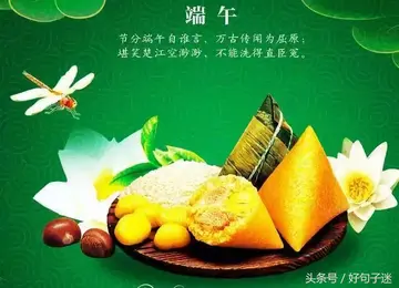 适合端午节的祝福句子（端午节的经典名句）