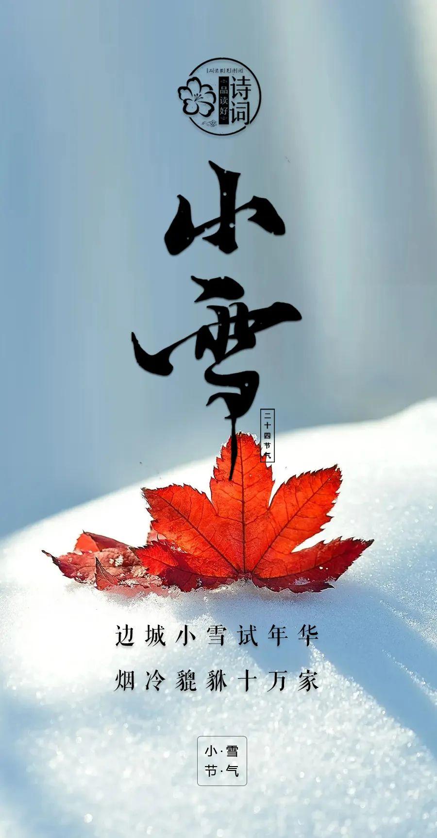 描写小雪节气的经典诗句（小雪优美的诗词）