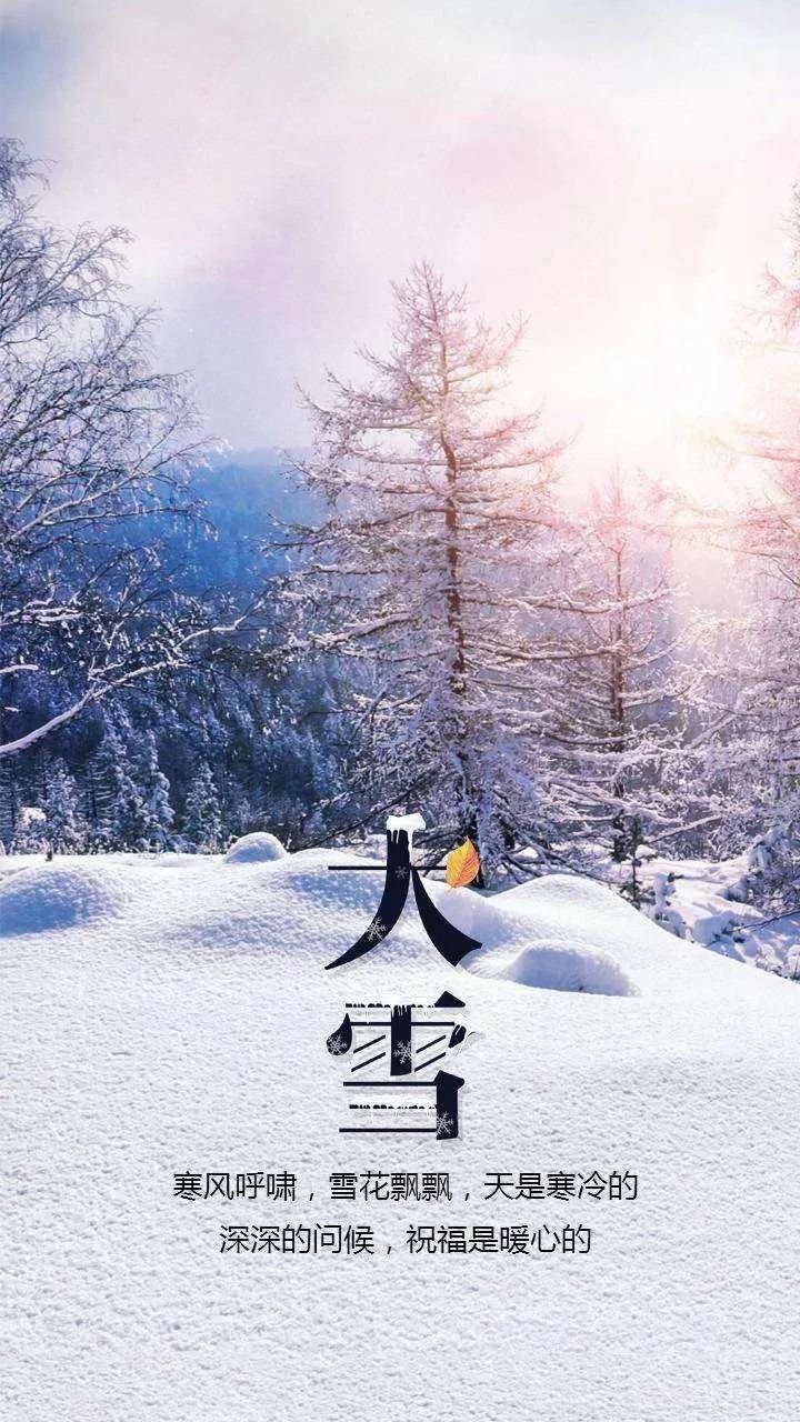 大雪节气的暖心短句（关于大雪节气的文案）