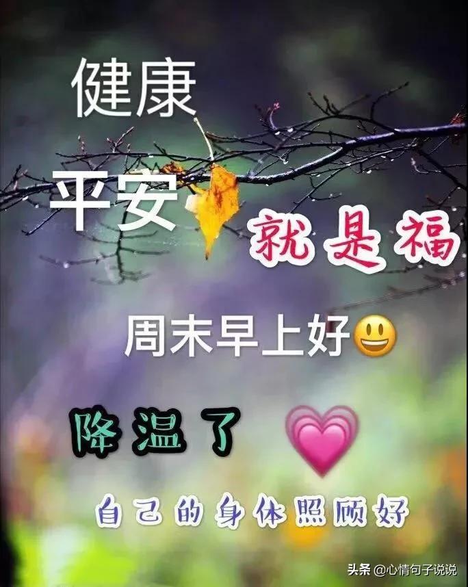 秋天问候句子大全（深秋的问候语经典语录）