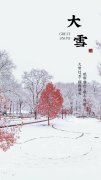 大雪节气祝福语（大雪暖心问候句子）