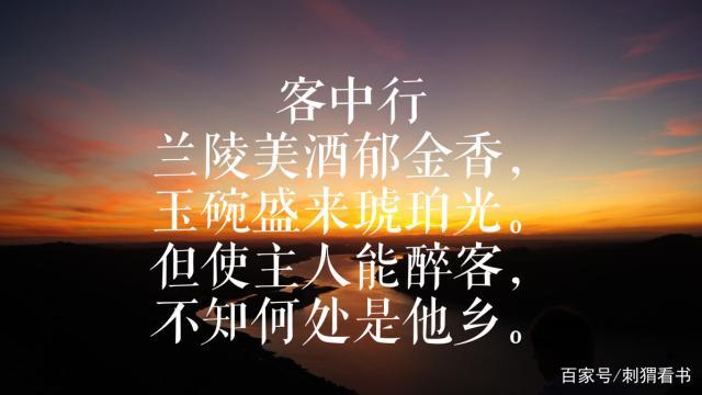 小学李白喝酒的诗句（杜甫说李白喝酒句子名言）