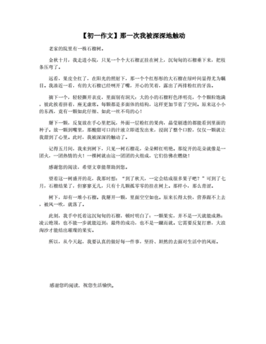 有关我被感动的那一次的作文600字（《人间真情，让我感受到温暖》）