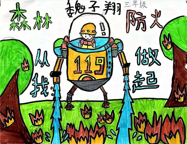 小学生森林防火作文300字作文（《森林防火小勇士——小明的故事》）