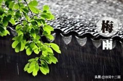 梅雨诗词鉴赏（梅雨诗词二十一首）