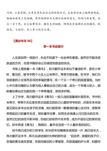 有关带一本书去旅行的作文400字（《带着一本书去旅行》）