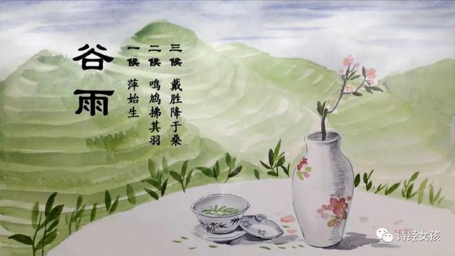 关于谷雨的经典诗谷雨的古诗词（青山绿水，花开鸟鸣）