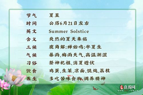 夏至节气的文案（一夏至之日，阳光灿烂，花开如锦。）