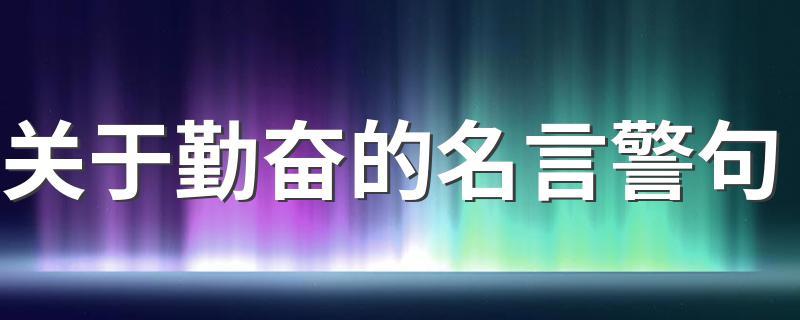 搜索一篇关于勤奋的作文（《勤奋之路》）