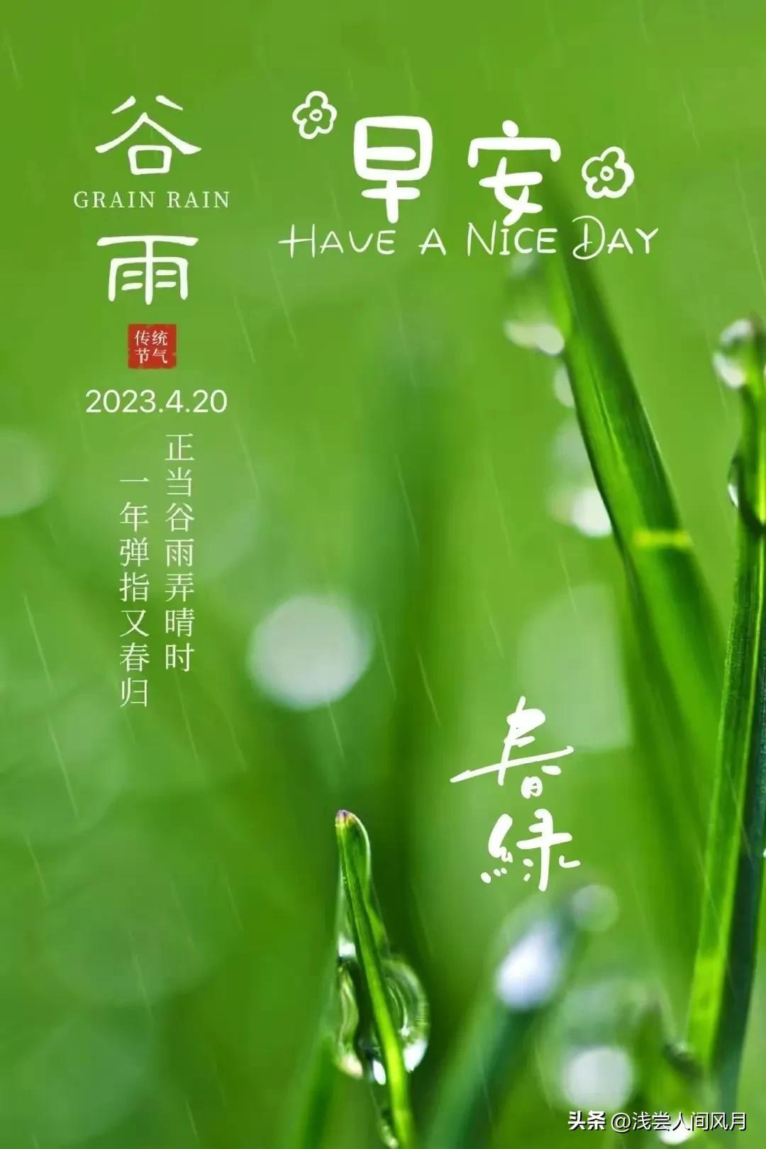 雨生百谷暮春至，芳华再启初夏时（谷雨节气古诗词）