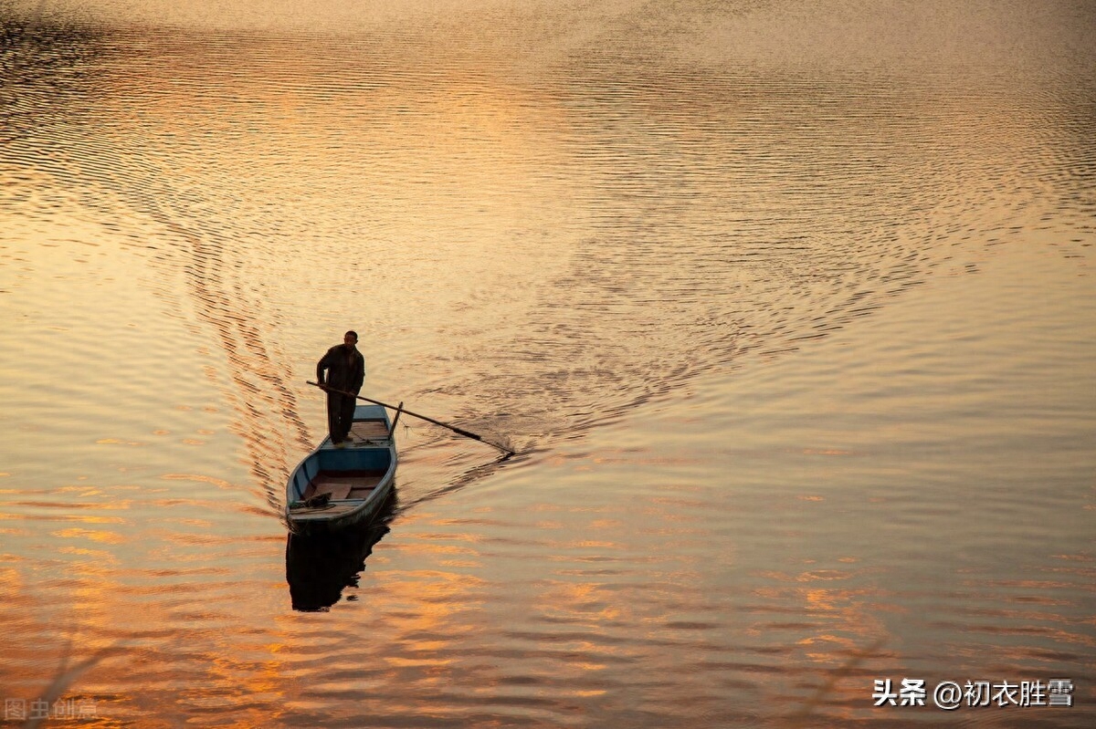 晚秋夕阳古诗四首精选（夕阳偏丽晚秋天，渔舟满载夕阳归）