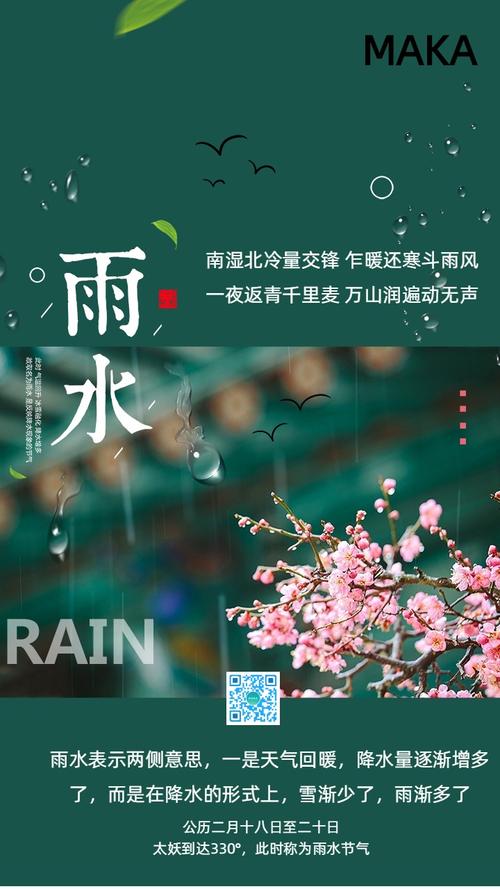 2020年雨水节的说说（听雨落花，惜时之美）