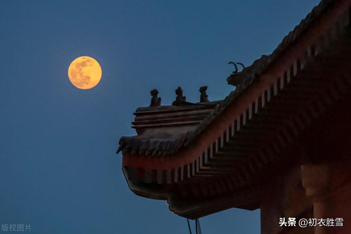 中秋月唯美诗词五首（万里此情同皎洁，一年今日最分明）