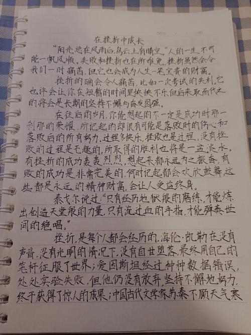 有关我在失败里成长的作文题目（《失败也是一种成长——我与坎坷之路》）