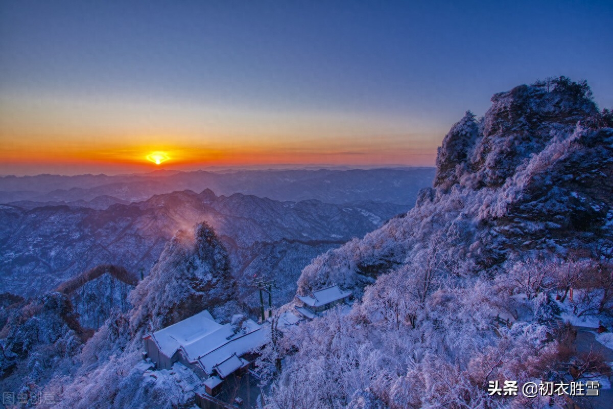 腊雪寒梅的诗句（​腊雪美诗六首）